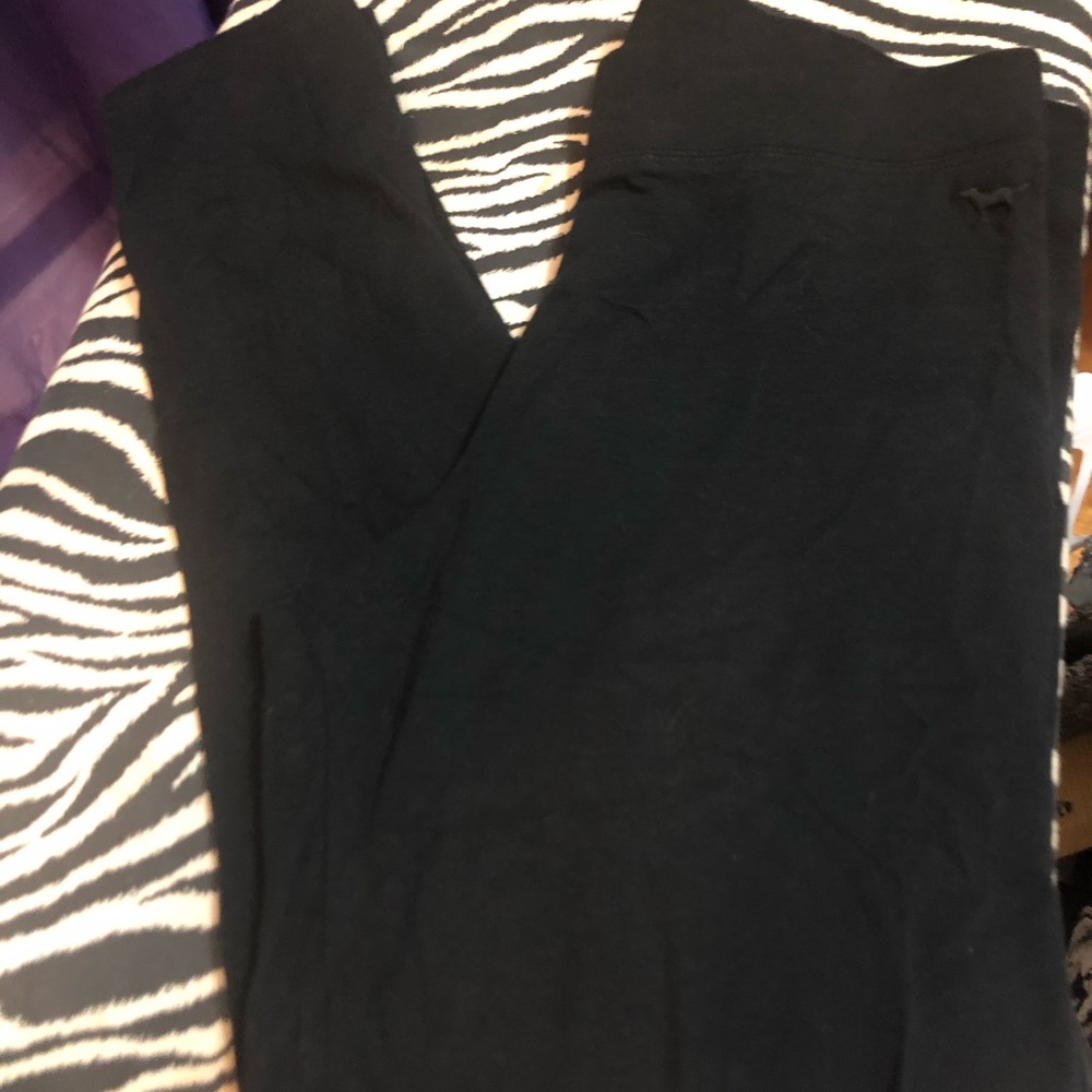 Pink VS Black Capri Leggings